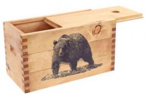 Sheffield Standard Pine Craft Box Bear Made In USA - 126504