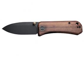 We Knife Banter 2.9" Cuibourtia Wood/Blk Stnwash - 2004K We Knife Banter 2.9" Cuibourtia Wood/Blk Stnwash - 2004K