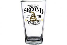 2 Monkey Americana Pint Glass Don't Tread On Me - 2M1015103S