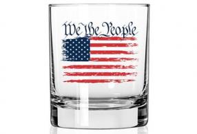 2 Monkey Whiskey Glass We The People Flag - 2M1022168S