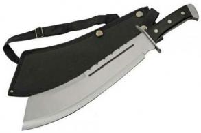 SZCO RITE EDGE 13.5" BLACK BULLY MACHETE SS BLADE W/SHTH - 926948BK SZCO RITE EDGE 13.5" BLACK BULLY MACHETE SS BLADE W/SHTH - 926948BK