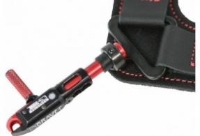 B3 ARCHERY RELEASE BRAVE SINGLE JAW SWIVEL STEM BLK/RED - BRSCRE