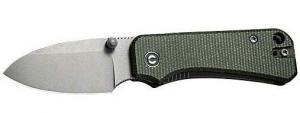 CIVIVI KNIFE BABY BANTER 2.34" GREEN MICARTA/GRAY STNWSH - C19068SB1