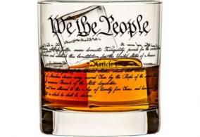 2 Monkey Whiskey Glass Constitution Wrap - LSWGCON