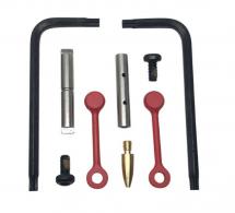 KNS Precision Inc Gen 2 Mod 2 Non-Rotating AR-15 .154" Diameter Trigger/Hammer Pins Nitride Finish Red - NRTHPMOD2154RED