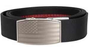 Nexbelt Aston USA Embossed Gun Belt  1.5" Black -Up To 50" Waist - PCS3163