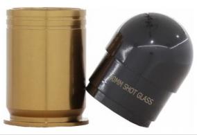 2 Monkey 40MM Shot Glass Brass Replica Grenade Shell - SH40OD