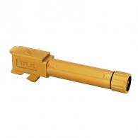 True Precision Threaded Barrel for Glock 26 Gen 1-5 Gold - TPG26BXTG
