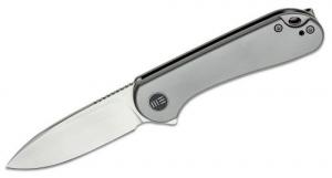 WE KNIFE Elementum Flipper Knife 2.96" CPM-20CV Satin Drop Point - WE18062X1