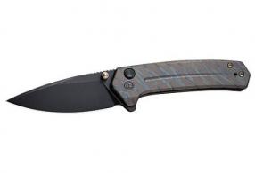 We Knife Culex 2.9" Tiger Strp Flamed Titanium/Blk Stnwash - WE21026B7