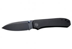 We Knife Big Banter 3.69" Black G10/Black Stonewash - WE210451