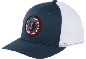 Browning Cap Freedom 110 Mesh Back Circle Patch Navy/white* - 308590951