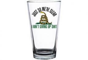 2 Monkey Pint Glass So We Are Clear Logo Glass - 2M10125150D