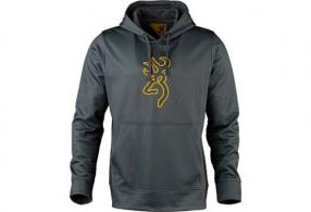 Browning Tech Hoodie Grey Size: Large - 3011887903