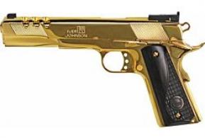 Iver Johnson Eagle XL Ported - 10mm - 24k Gold Plated W/Black Wood Grips - GOLDENEAGLEXL10BW/GIJ39