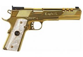 Iver Johnson Eagle XL Ported 24k Gold White Pearl