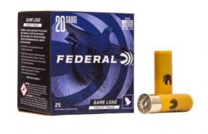 Federal Game Load 20GA 2.75" 1 OZ #7.5 250RD Case Lot