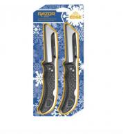 OUTDOOR EDGE RAZOR-WORK 3" 2- PACK BLACK/BLACK - P23RW302C