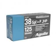 Aguila Handgun Ammunition .38 Spl(+P) 125gr JHP 1200 fps 50/ct - 1E382527 Aguila Handgun Ammunition .38 Spl(+P) 125gr JHP 1200 fps 50/ct - 1E382527