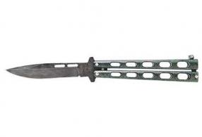 Bear & Son Butterfly Knife 3.38" Galaxy Damascus - 115GXD