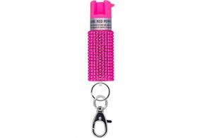 Sabre Jeweled Pepper Spray with Key Ring Pink - KRJPK02