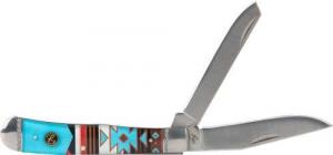 American Buffalo Roper Sunset Series #2 Western Trapper 2 Blade