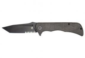 Templar Knife Paladin Folder 3.27" Black Micarta Tanto D2 - PFMBK521