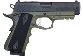 ATI HGA FXH-45 Hybrid .45 ACP, 4.25" Barrel, Black/Green, 8 Rounds - ATIGFXH45MCBFG