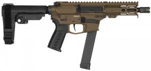 CMMG Inc. Pistol, Banshee, Mkgs, 9mm, 5", Midnight Bronze W/adj Rip Brace - 99A890F-MB