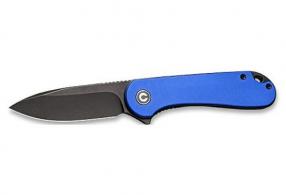 Civivi Knife Elementum 3.47" Blue G-10/Black Stonewash D2 - C907X