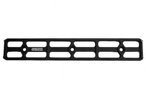 Armaspec, Arca Rail, Fits M-LOK, 9", Anodized Finish, Black - ARM621-9