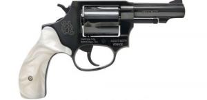 Heritage Manufacturing Roscoe 38SPL 3" Black with Pearl Grip - HR38B3WP