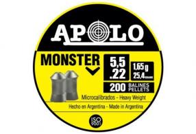 HATSAN APOLO .22 MONSTER 25.4 GRAIN 200 PACK - E19931