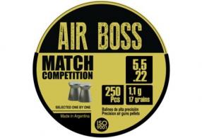 HATSAN APOLO .22 AIR BOSS MATCH 17 GRAIN 250 PACK - E30302