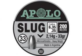 HATSAN APOLO .25 SLUG 33 GRAIN - E19303 HATSAN APOLO .25 SLUG 33 GRAIN - E19303