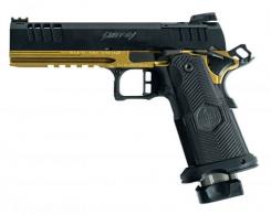 Great Lakes Firearms GL1911DS-9FSS G-GLD 1911DS Synergy 5" barrel, 20rd Magazine, Black Slide, Gold Frame - GL1911DS9FSSGGLD