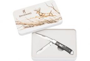 BROWNING KNIFE 2024 WHITETAIL TIN 2.75" BLACK/SS 2-BLADE - 3220525 BROWNING KNIFE 2024 WHITETAIL TIN 2.75" BLACK/SS 2-BLADE - 3220525