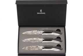 BROWNING KNIFE SPORTSMAN COLLECTION 3 KNIVES WITH BOX - 32205218