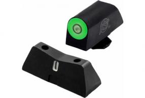 XS Sights DXT2 Pro Green Standard Height For Glock 17/19 Sights - GLX201S5G XS Sights DXT2 Pro Green Standard Height For Glock 17/19 Sights - GLX201S5G