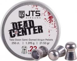 JTS Dead Center Precision .22 Cal 21.53 Grain Semi-Dome 250ct - JAC120 JTS Dead Center Precision .22 Cal 21.53 Grain Semi-Dome 250ct - JAC120