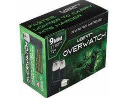 Liberty Overwatch 9mm Luger 72Gr HP 20rd 10Box/Case - LA-OW9MM-72-1700 Liberty Overwatch 9mm Luger 72Gr HP 20rd 10Box/Case - LA-OW9MM-72-1700