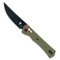 Cobratec Legacy Bar Lock Folder Olive Drab Green 3.5" Blade - CTLEGODG