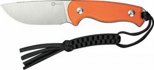 Civivi Knife Timberbark 3.2" Fixed Orange/Satin G10 Stnwash - C230942