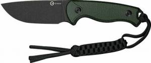 Civivi Knife Timberbark 3.2" Fixed Green Micarta/Blk Stnwsh - C230943