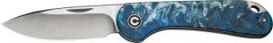 Civivi Knife Elementum Slip Joint 2.9" Blue Ocean/Satin - C18062AJ4