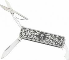 Browning Knife Morgan Folder Multi Function Scroll Engraved - 3220559