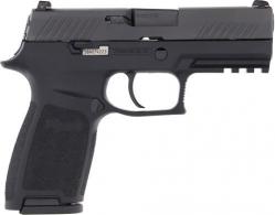 Used Sig Sauer P320 Carry Semi Auto Pistol, 9mm, 3.9" Barrel, Black, 17 Rounds - GP320C9UN