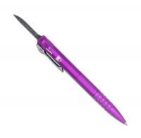 Cobractec Generation 2 CNC Double Action Out-the-Front (OTF) Pen Knife Purple - CNCOTFPPURGEN2
