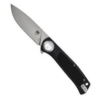 Cobratec EDC Scout Button Lock Black Stainless Steel - CTSCTGRVBLKBL