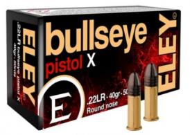 ELEY BULLSEYE PISTOL .22 LR 40GR - 04110 ELEY BULLSEYE PISTOL .22 LR 40GR - 04110